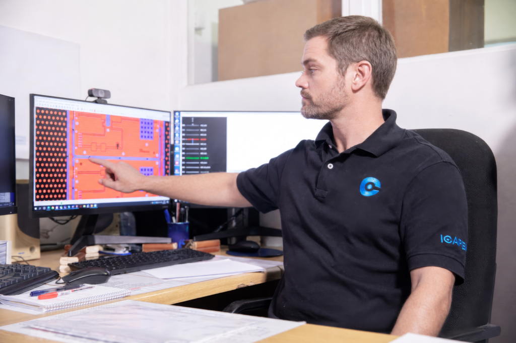 trax employee examining material