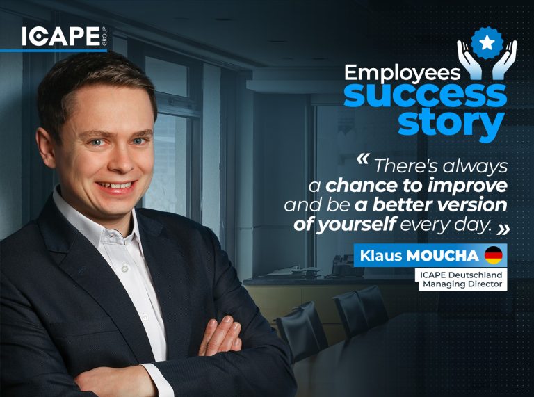 Employees Success Story : Klaus Moucha, a vibrant and dynamic new leader at ICAPE Group